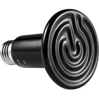 DOLASO E27 100 W Tierheizkörper Emitter Infrarot-Keramik-Heizbirne, Reptilienlampe für Amphibien, Schlange, Vögel, Schildkröte, Katze, Hund