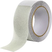 Ruban Antidérapant Premium Adhesive, 5 m x 5 cm PEVA Noir/Gris/Transparent pour Escaliers Intérieur/Extérieur, Sécurité Familiale