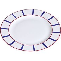 Assiette Plate 26 Cm - Basque Bleu - Nova Styl