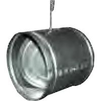 Registre en acier galvanisé, motorisable, étanche, raccordement D 500 mm S&P (UNELVENT) 860464