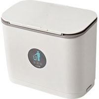 Poubelle suspendue, composteur, poubelle avec couvercle, poubelle pour porte de placard de cuisine, chambre, bureau