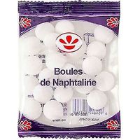 Boules de naphtaline blanches non toxiques – Lot de 5 – Parfum naturel pour désodorisation garde-robe – Élimine les cafards