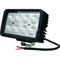 Phare de travail rectangle LED 12/24V 40W 2800 lumens – Éclairage longue portée IP68 – Câble VDE 30cm – Faisceau large – Sodiflash