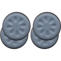 Set mit 4 selbstklebenden Wabenpads, SCOTCH, Durchmesser 40 mm, grau SCOTCH