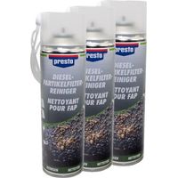 Produit nettoyant FAP - Filtre à particules - Diesel - Presto - 3 bombes 400ml