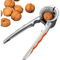 Casse Noix Casse Noix Multifonction avec Poignée Antidérapante Casse Noix et Noisettecasse Casse Noix Conique Casse Noix en Métal pour Noix de Pécan, Noisettes, Amandes, Fruit de Mer