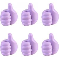 BEBUSINGOTO Les crochets muraux à pince multifonctionnels pour la remise à la maison (6 pièces)