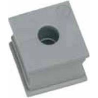 Icotek KT 2/6 Passacavo scanalato Ø (max.) 6 mm Gomma Grigio 1 pz.