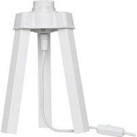 Lampada da tavolo treppiede legno color bianco - Piko MDL4768