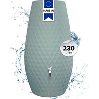 GARANTIA TRIAGON 2in1 Regentonne 230 Liter agave mit integrierter Pflanzschale