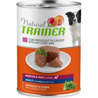 Natural trainer, cibo umido per cani, vari gusti, 400 gr