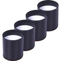 Set of 4 Carbon Steel Bed Foot Riser Furniture Risers - 5 cm Height, Support 500 kg, Table Risers, Chair or Sofa Risers, Space Saving for Office and Bedding