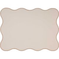Set de table rectangle Juliette beige bordure beige 33 x 45cm