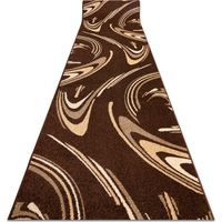 Runner HEAT-SET FRYZ COFFEE brown 80 cm brown 80x620 cm