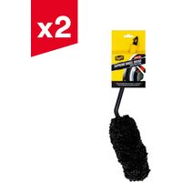 Lot de 2 Brosses microfibre Meguiar’s® pour jantes, 1/sachet, 2 au total
