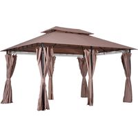 Tente de réception easycomfort gazebo da giardino imperméable double toit