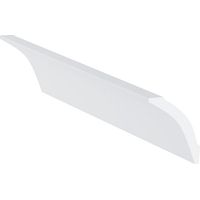 Lot de 3 corniches plafond en polystyrène L290 x l1.4 x H5 cm blanc - RENODA