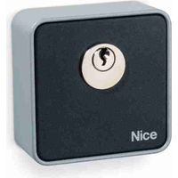 Nice – Sélecteur à clé extérieur série Era – Cylindre standard pour usage extérieur – Anti-effraction – Contacts protégés – EKS