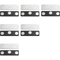 6 Paires Aimants de Rideau Magnétique Accessoire de Store Occultant pour Stores de Fenêtre Aimants pour Rideaux avec Adhésif Clips Magnétiques pour Rideaux pour Rideaux Occultants,45x13MM