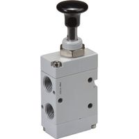 3/2-Wege-Knopfhebelventil 1/4" UNIVERSAL MAB32B14