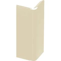 Inneneckverbindung Perlenweiß für clipbare Jouplast-Terrassenprofile – 140 mm