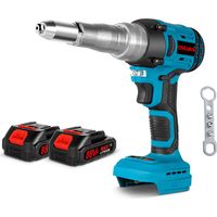 20000N senza spazzole Rivettatrici elettriche portatili 2.4-5.0mm con 2 Batterie
