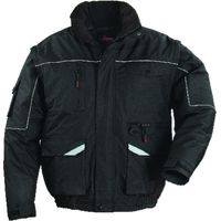 Warme professionale Arbeitsjacke RIPSTOP 2-in-1 - Schwarz M - 42/44