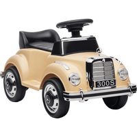 Porteur Enfants Voiture Licence Mercedes-Benz 300S 18-48 mois coffre rangement sous le siège beige