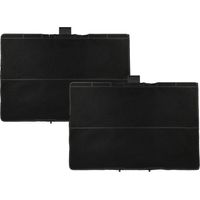 vhbw 2x filtro de carbón activado compatible con Bosch DIB97IM50/01, DIB97JP50/02, DIB98JQ50, DIB98JQ50/01 campanas cocina - 31,5 x 21,5 x 2,3 cm