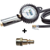 REIFENDRUCKPISTOLE MANOMETER DRUCKLUFTPISTOLE WONDER 1991 BAR PSI + 1/4" ITA
