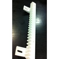 Crémaillère BLANCHE Modle 4 avec fixation basses cremaillere ame acier