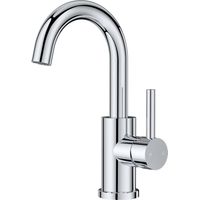 360 Degree Swivel Bathroom Kitchen Tap Black Hot / Cold Water Mixer Tap Stainless Steel Easy to Install for Bathroom, Washbasin, Small Kitchen, Camper Van.