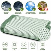 RETE ANTIGRANDINE VERDE 35G 400CMX100M