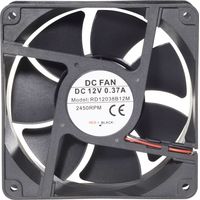 TRU COMPONENTS RD12038B24H Axiallüfter IP58 24 V/DC 193 m³/h (L x B x H) 120 x 120 x 38 mm