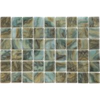 Mosaici in vetro pressato su rete Modena Cannes Pool - 31.5cm x 47.7cm per piscina (0.15m²)