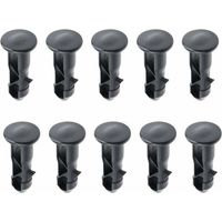 65 x18mm Lot de 10 Goupilles de Charnière Pour Couvercle de Poubelles à Roulettes En Plastique Noir Pour Poubelles Domestiques de 240 L et Commerciales