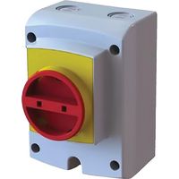 COFFRET PROTECTION IP66 3 PÔLES 32A AVEC PRESSE ÉTOUPE M25 TAILLE MAX