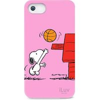 Funda iLuv ICA7H383PNK Funda Snoopy Para iPhone 5 5S SE Rosa
