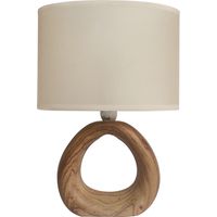 Lampada da comodino GOLF E14 NOCE