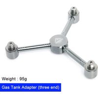 Tube d'extension pour lanterne à gaz de camping Widesea, rallonge pour chalumeau, tige d'extension pour lampe, adaptateur pour réservoir de réchaud, réchaud de cuisine portable d'extérieur