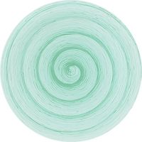 Handgemalter Keramikteller in aquamarine Ø 27,5 cm