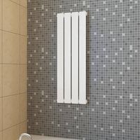 Panneau de chauffage, Radiateur pour Chauffage Central, Radiateur à Eau Chaude Blanc 311 mm x 900 mm MAE4396