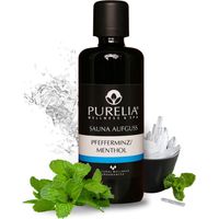 PURELIA Saunaaufguss Konzentrat Pfefferminz-Menthol 100 ml natürlicher Sauna-aufguss - reine ätheris