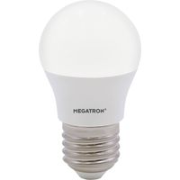 Megatron MT65004 LED CEE F (A - G) E27 forme de goutte 5.5 W blanc neutre (Ø x L) 45 mm x 78 mm 1 pc