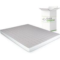 EVERGREENWEB - Materasso Memory per Divano Letto Matrimoniale 160x190 cm Materasso Ortopedico in Waterfoam Alto 14 cm ergonomico per prontoletto con Rivestimento Anallergico Bianco - DAYBED Memory