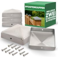 5x Novatool Beschläge 5x Pfostenkappen, 10x Schrauben