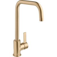 Deva Ashworth Kitchen Sink Mixer Tap - Brushed Brass