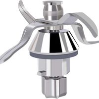 Lame de rechange en acier inoxydable pour le robot culinaire en acier inoxydable Vor-Werk Thermo-Mix TM31, avec rondelle