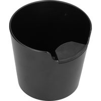 Mini bac à résidus de café moulu, seau à marc, poubelle pour pièces de machine à café semi-automatique (noir)