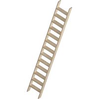 Sogem – Escalier de meunier en bois 13 marches – Hauteur 2.75m – Largeur 0.53m – Construction en sapin pour robustesse – Escalier recoupable